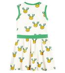 Платье из хлопкового джерси medals Mini Rodini, серый - фото 3