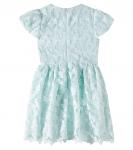 Платье с бантом Self-Portrait Kids, синий - фото 4