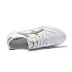 Стильные скейтбордические туфли женские белые ZHR, бежево-зеленые - фото 5