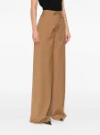 Брюки с кулиской MAX MARA, коричневый - фото 3