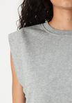 Топ PCCHILLI SUMMER Pieces, цвет Light Grey Melange - фото 6