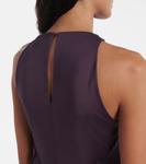 Драпированное платье Victoria Beckham, Fig - фото 6