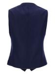 Жилет из твила Kiton, синий - фото 2