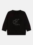 Свитер Calvin Klein Monogram Logo, черный - фото