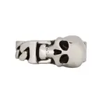 Череп с цепочкой на кольце Alexander McQueen, серебро - фото 2