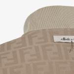 Бомбер с жаккардовым узором Zucca Fendi, серый - фото 5