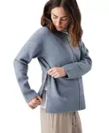 Вязаный свитер для кормящих мам Eva Ripe Maternity, синий - фото 3