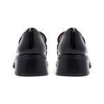 Лоферы женские черные/кофейные COMELY, экрю - фото 10