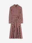 Платье-рубашка Marcia Stripe Jersey Boden, Chestnut/Ivory - фото 6