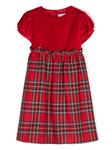 Siola клетчатое платье, красный - фото