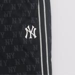 Вязаные спортивные брюки унисекс черные MLB - фото 4