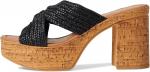 Сандалии Seychelles Adorned Raffia Slide Sandal, черный - фото 4