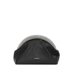 JW Anderson мини-сумка Bumper-Clutch с кристаллами, черный - фото