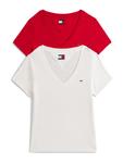 Рубашка Tommy Jeans, цвет Red/White - фото