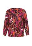 Блузка Via Appia -Due-, цвет Bordeaux Multicolor - фото