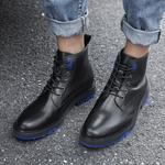 Ботинки Martin мужские черный Leaveland - фото 6