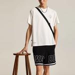 Повседневные шорты Wade Collection для мужчин, черные, выбеленные Lining, черный - фото 3