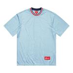 Топ Supreme Preforated Stripe Warm Up Top, Light Blue - фото