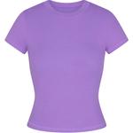 Футболка женская УЛЬТРАФИОЛЕТОВАЯ/УФ Skims - фото