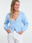 Вязаный кардиган Trendyol, Light blue - фото