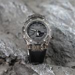 Часы Casio G-Shock Analog-Digital 2100 Series, арт. GA-2100-1A1, черный прозрачный/черный - фото 5