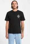 Футболка с оптическим принтом Volcom, Black - фото 3