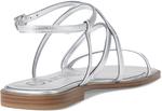 Женские сандалии Calvin Klein Millia Flat, Silver Leather - фото 5