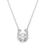 Колье ангел Swarovski, белый - фото 5