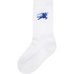 Носки до середины икры унисекс белые Burberry - фото 2