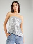 Вечерний топ Hoermanseder x About You Top, серебряный - фото 2