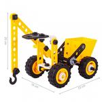 СТРОИТЕЛЬСТВО Кирпичи Транспорт Мега Конструктор 8в1 100 элементов MalPlay - фото 6