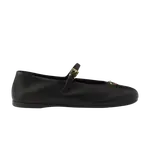 Кроссовки Prada Wmns Nappa Leather Ballerinas 'Black', черный - фото