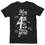 Мужская футболка May The Forth Be With You Space Stack Star Wars - фото