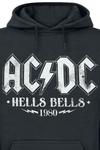 Толстовка с капюшоном AC/DC Hells Bells 1980, черный - фото 3
