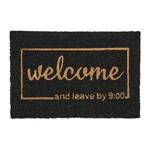 Коврик Relaxdays, 60x40 см, черный - фото