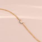 Браслет с бриллиантами в форме полумесяца Brilliant Earth - фото 3