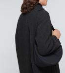 Нейлоновая сумка с напуском «банан-два» The Row, черный - фото 3