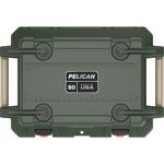 Pelican 50QT Elite Cooler (Hunter Green / Tan) - фото 4