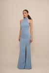 Платье WAL G TALL HALTER NECK MAXI DRESS, Powder Blue/Blue - фото
