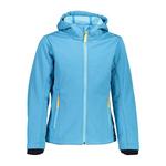 Куртка софтшелл CMP для девочек с фиксированным капюшоном 3A29385N - фото