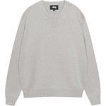 Свитер с принтом Stussy, серый - фото 3