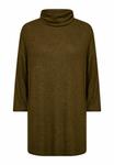 Топ Soyaconcept Long sleeved top, Dark Olive Mel/Dark Green - фото 4
