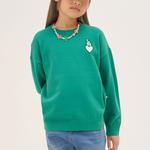 Свитер Neon Green детский MLB KIDS, зеленый - фото 2