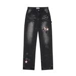 Джинсы Unisex HARSH AND CRUEL, синие - фото