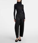 Балетки из велюра Alaïa, Noir - фото 3