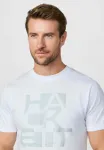 Футболка с принтом blocker Hackett London, Optic White - фото 4