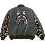 Куртка BAPE Shark MA-1 Bomber Jacket, Olive Drab - фото 2