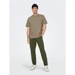 Рубашка ONLY & SONS с круглым вырезом "ONSFRED RLX SS TEE", серый - фото 3