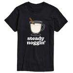 Футболка с рисунком Big & Tall Steady Noggin' Licensed Character, черный - фото