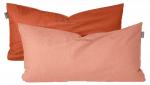 Наволочка Schiesser Doubleface Renforcé 2er-Set, апельсин - фото